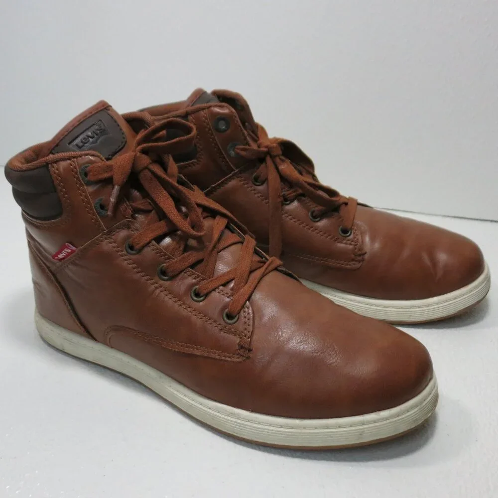 Levi's Chukka Oil Tanned Leather Comfort Boots Footwear Shoes Men's Botas 9.5